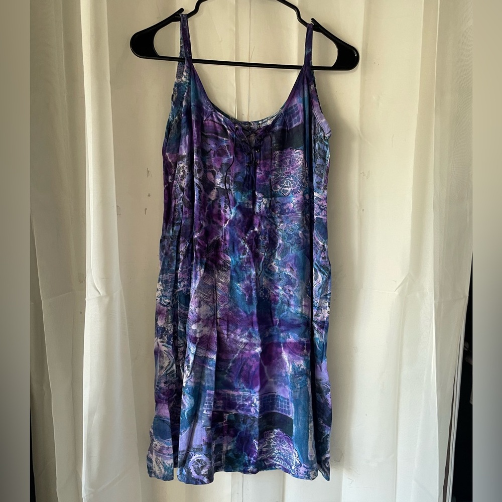 🎄Buy2Get1Free🎄Tie dye mini dress